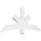 Ekena Millwork Davenport Architectural Grade PVC Gable Bracket, 72"W x 30"H x 2"D x 6"F, 10/12 Pitch GBP072X30X0206DAV00 - alternate 1